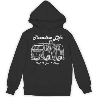 パラダイスサーフイートスリープハワイ 長袖tシャツ パーカー - Kawaiitshirt