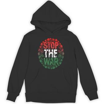 パレスチナ国旗 アラビア語タイポグラフィ パレスチナ国旗 長袖tシャツ パーカー - Kawaiitshirt