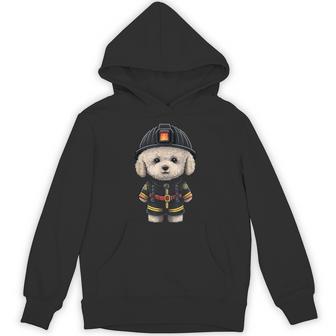 ビション・フリーゼ 消防士の消防士 ビション・フリーゼ パーカー - Kawaiitshirt