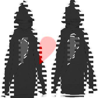 ペア ハート 親子 恋人（Right 右）（ビューティフルライフ）半分 コーデ リンク ルック かわいい パーカー - Kawaiitshirt