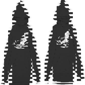 ミニマリスト スキー シルエット ウィンタースポーツ デザイン パーカー - Kawaiitshirt