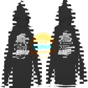 ミルウォーキー スカイライン ランドマーク ミルウォーキー ベイ ヴィンテージ パーカー - Kawaiitshirt