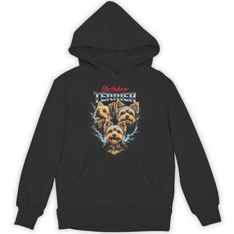 ヨークシャーテリア ヘビーメタル 犬 ブーツレッグスタイル ヨーキー パーカー - Kawaiitshirt