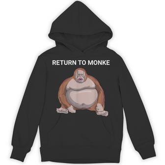 リジェクト・ヒューマニティ・リターン・トゥ・モンキー・アー・オー・スティンキー・ファニー・モンク パーカー - Kawaiitshirt