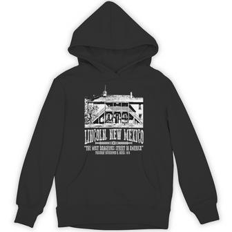 リンカーンニューメキシコ旧裁判所ビリー・ザ・キッド・エスケープス パーカー - Kawaiitshirt