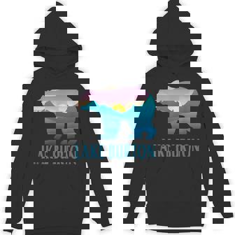 レイク・バートン 山 パープル セッティング ヒマワリ ネイチャーウッド パーカー - Kawaiitshirt