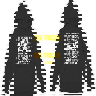 レッカートライバー レッカーは1日24時間作業します。 長袖tシャツ パーカー - Kawaiitshirt