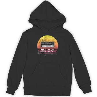 レトロ 80年代 日本風 シンスウェーブ アナログシンセサイザー パーカー - Kawaiitshirt
