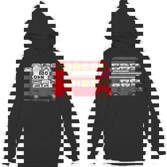 ロンドン イングランド ダブルデッカー レッドバス キッズ ツーリスト お土産 パーカー - Kawaiitshirt