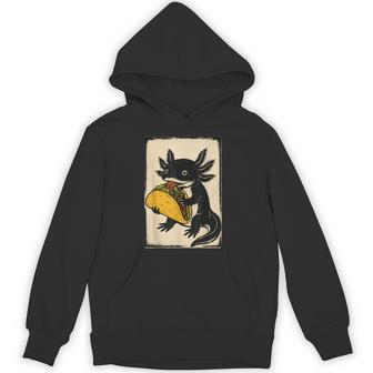 ヴィンテージ リノカット Axolotl タコサラマンダー 民芸品 パーカー - Kawaiitshirt