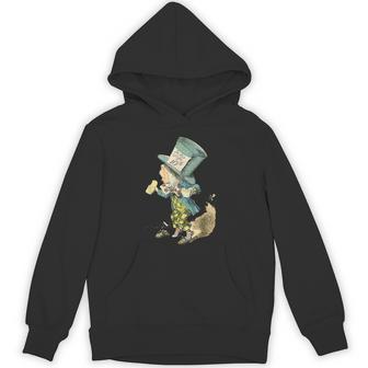 不思議の国のアリス マッドハッター ヴィンテージイラスト パーカー - Kawaiitshirt