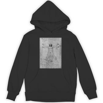 人物レオナルドダヴィンチのプロポーション パーカー - Kawaiitshirt
