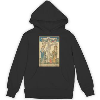 十字架上のイエス 中世美術 キリスト教 カトリック パーカー - Kawaiitshirt