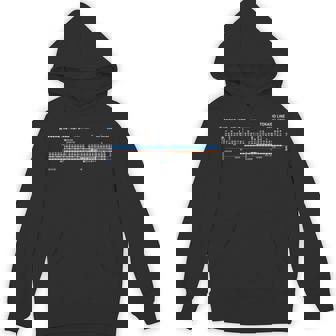 大阪日本電車近郊線鉄道 – お土産ルートマップ 長袖tシャツ パーカー - Kawaiitshirt