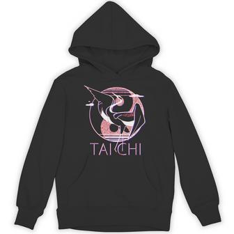 太極拳 陰陽鶴、瞑想エネルギー パーカー - Kawaiitshirt