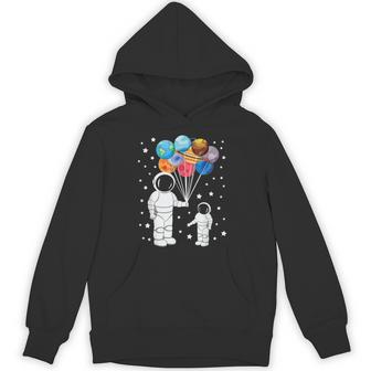 宇宙飛行士 宇宙飛行士 面白い宇宙小人太陽系 天文学 パーカー - Kawaiitshirt