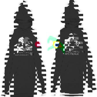 日本とブラジル ブラジル 日本人 パーフェクトヘリテージ ハート 長袖tシャツ パーカー - Kawaiitshirt