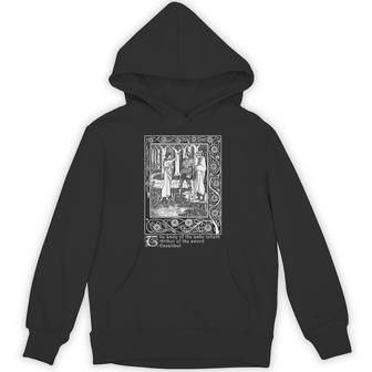 湖の女、エクスカリバー、オーブリー・ビアズリーのイラスト パーカー - Kawaiitshirt