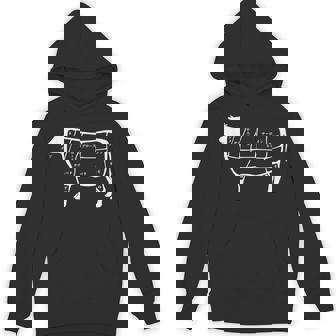 牛肉部位 パーカー - Kawaiitshirt