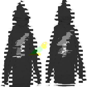 白腹 ケーク T-Rex 鳥ミーム 恐竜オウム 長袖tシャツ パーカー - Kawaiitshirt