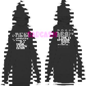 皮肉、何にでもクソをまき散らす面白いユーモア パーカー - Kawaiitshirt