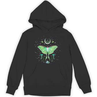神秘的なゴシック ルナモス ムーンフェイズとキノコ パーカー - Kawaiitshirt