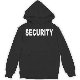 バックプリント 警備員 イベントオフィサー コスチューム 防犯 パーカー - Kawaiitshirt