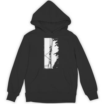 電柱 日本の アニメ ストリートウェア レトロな 雰囲気 パーカー - Kawaiitshirt