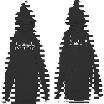 面白いtシャツ 犬 ハートビート わんこ おもしろ グッズ メンズ 面白い 服 ネタ 柴犬 心電図 パーカー - Kawaiitshirt