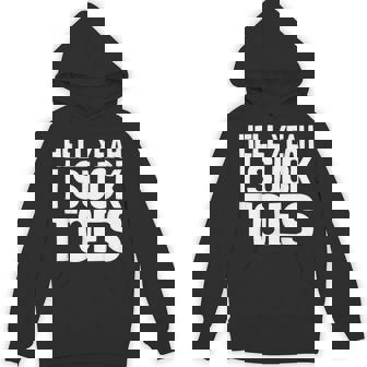 面白い足フェチ つま先を吸う ジョーク 地獄 Yeah Iuck Toes パーカー - Kawaiitshirt