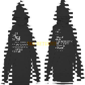 食べる睡眠確定申告繰り返し課税シーズン パーカー - Kawaiitshirt