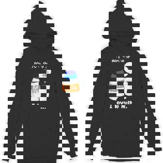飲んでます。牛乳 ミルク 牧場 健康 飲み物 ボトル キャップ パーカー - Kawaiitshirt