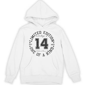 14 Year Old Vintage 2012 Limited Edition 14Th Birthday Hoodie - Thegiftio UK
