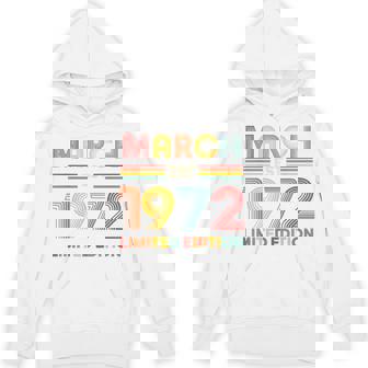 1972年3月日 誕生日 限定版 54歳 54歳 パーカー - Kawaiitshirt