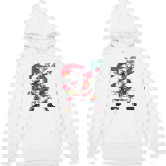 67 Six Seven Meme Brainrot Dabbing Santa Claus Costume Hoodie - Thegiftio