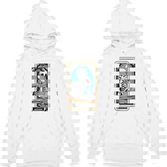 The Accountant Tarot Card Skeleton Accounting CPA Bookkeeper Unisex Hoodie | Mazezy