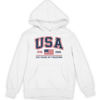 American 250 Years Independence Usa Patriotic 1776 To 2026 Hoodie - Thegiftio UK