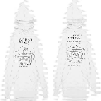 Antigua Guatemala Minimalist City Skyline Travel Souvenir Unisex Hoodie | Mazezy