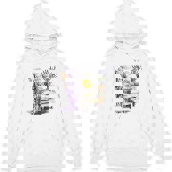 Armchair With Plaid Blanket And Sunflower Pillow T Shirt Unisex Hoodie | Mazezy