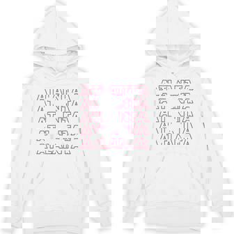 Atlanta Baseball Minimalist Backprint Retro Baseball Lover Hoodie - Thegiftio