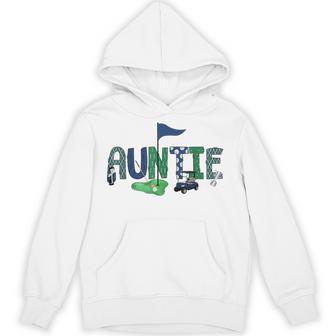 Auntie Of The Birthday Boy Hole In One Golf Sport Matching Hoodie - Thegiftio UK