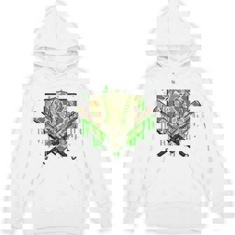 Baseball Drip Camo Home Plate Boys Sports Cool Game Day Drip Hoodie - Monsterry