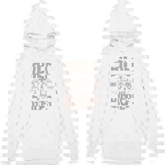 Bible & Biceps Gym Christian Workout Dumbbell Cross Barbell Unisex Hoodie | Mazezy