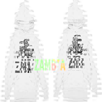 Big Five Zambia Pride African Wildlife Tank Top Unisex Hoodie | Mazezy