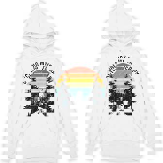 Bike Lover Bicycling Outdoors Cycling Is My Therapy Unisex Hoodie | Mazezy