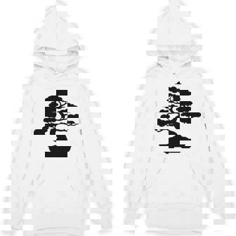 Bonsai Tree Minimalist For Zen Aesthetic Fans Unisex Hoodie | Mazezy