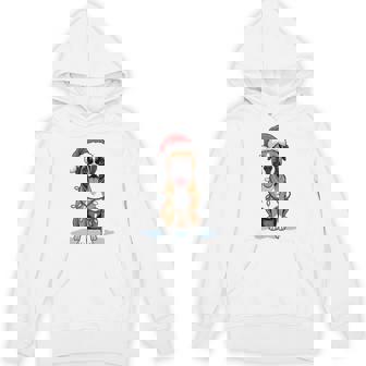 Boxer Dog Christmas Lights Santa Xmas Pet Dog Lover Hoodie - Seseable