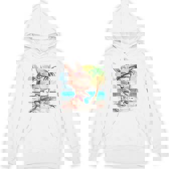 Bunny Building a Sandcastle T Shirt Unisex Hoodie | Mazezy