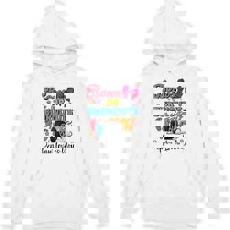 Burnouts Or Bows Pepaw Loves You Gender Reveal Party Unisex Hoodie | Mazezy