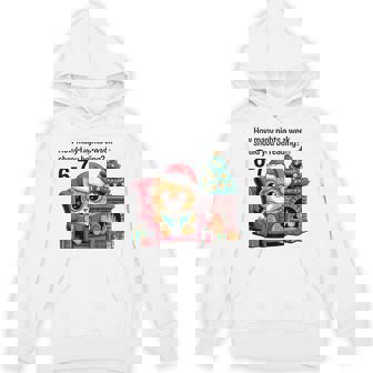 Cat Reading 6-7 Meme In English Teacher Christmas Crew Unisex Hoodie | Mazezy